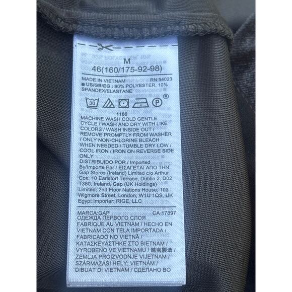 Gap Velveteen Dress NEW Elastic Puff Sleeve Cocktail Party Holidays Medium - Picture 7 of 9